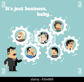 Business-Team-Konzept Stock Vektor