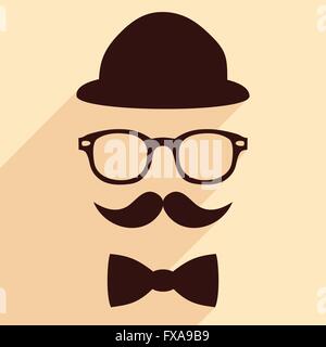 Hipster Vintage illustration Stock Vektor