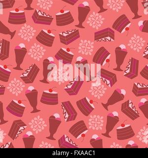 Restaurant nahtlose Muster Stock Vektor