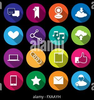 Social Media Icons Stock Vektor