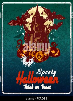 Halloween farbige Hintergrund Stock Vektor