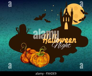 Halloween farbige Hintergrund Stock Vektor