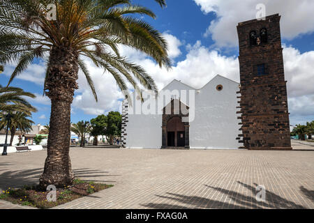 Iglesia de Nuestra Señora De La Candelaria, La Oliva, Fuerteventura, Kanarische Inseln, Spanien Stockfoto