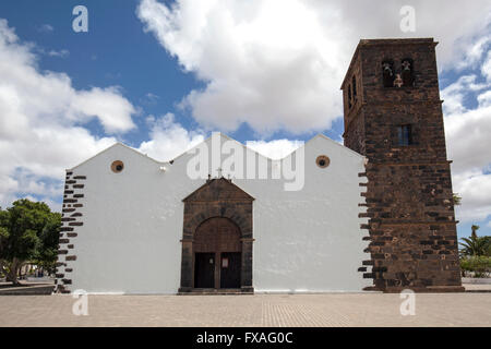 Iglesia de Nuestra Señora De La Candelaria, La Oliva, Fuerteventura, Kanarische Inseln, Spanien Stockfoto