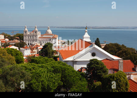 Kloster São Vicente de Fora in Lissabon, Portugal Stockfoto