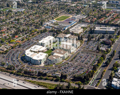 Apple Campus I oder Apple Campus 1, Cupertino, Silicon Valley, Kalifornien, USA Stockfoto