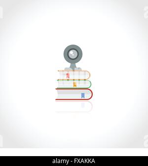 Online-Bildung-Symbol Stock Vektor