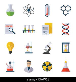 Chemie-Symbol flach Stock Vektor