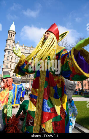 St. Patricks Day Parade Belfast Nordirland Dublin Stockfoto