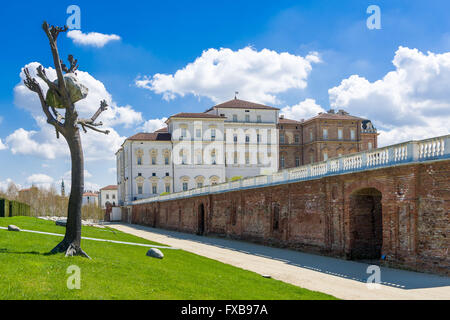 Der königliche Palast von Venaria, eine der Residenzen des Königshauses Savoyen, in die UNESCO-Liste des Weltkulturerbes aufgenommen Stockfoto