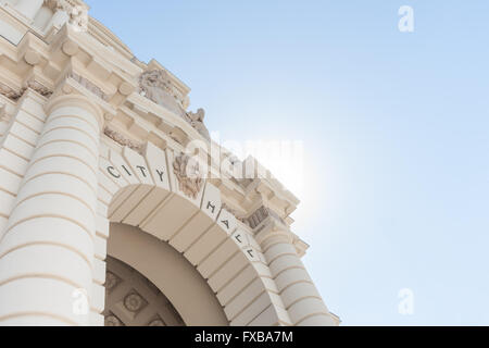 Pasadena City Hall im Mittelmeer Revival und Spanish Colonial Revival Stil Stockfoto