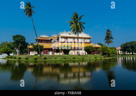 Bang Pa-In Palace Aisawan Thiphya-Art-Divine Sitz der persönlichen Freiheit, in der Nähe von Bangkok, Thailand Stockfoto