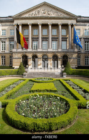 Das belgische Parlament sitzt im Palast der Nation in Brüssel - Belgien Stockfoto