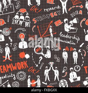 Nahtlose Muster treffen Stock Vektor