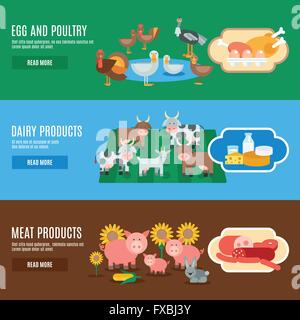 Haustiere-Banner Stock Vektor