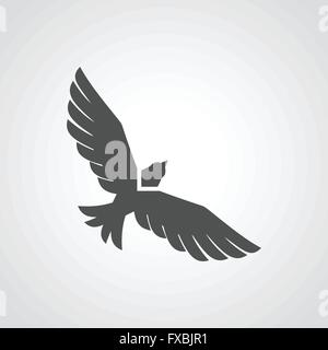 Fliegender Adler-Symbol Stock Vektor