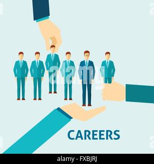 Karriere-flach-Symbol Stock Vektor