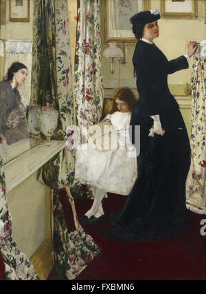 James McNeill Whistler - Harmonie in grün und Rose - das Musikzimmer - Freer Gallery of Art Stockfoto