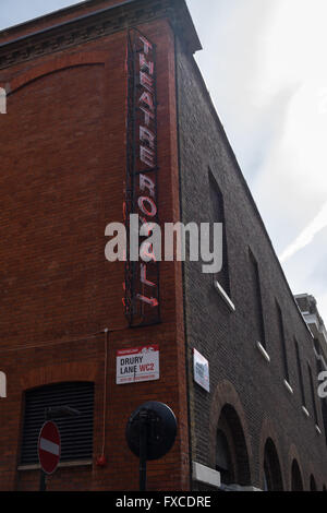 Außenseite des Theatre Royal, Drury Lane, London Stockfoto