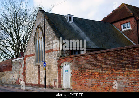 RÜCKSEITE DES STANDESAMT IN DER FRANZÖSISCHEN STRAßE, EINGANG BUGLE HAUPTSTRAßE. Stockfoto