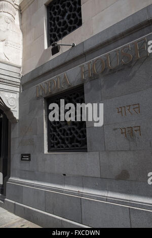 Indien Haus Sitz des indischen Hochkommissariat in London-England-UK-Vereinigtes Königreich Stockfoto