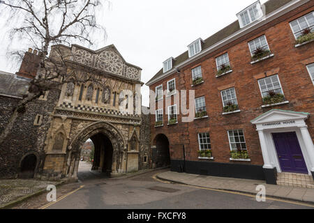 St Ethelbert Tor am Tombland, Norwich, Norfolk, England, Vereinigtes Königreich Stockfoto