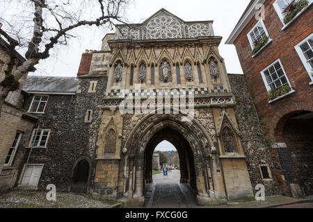 St Ethelbert Tor am Tombland, Norwich, Norfolk, England, Vereinigtes Königreich Stockfoto