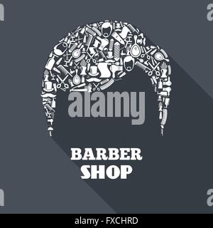 Barber Shop-Konzept Stock Vektor