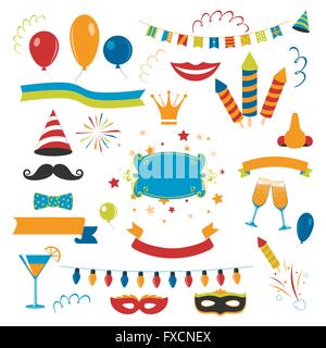 Urlaub Feier festlegen Stock Vektor