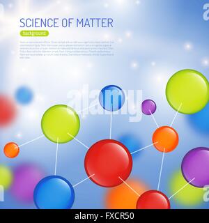 Wissenschaft Hintergrund Illustration Stock Vektor