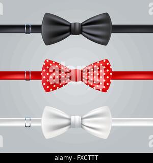 Fliege realistische Reihe Stock Vektor