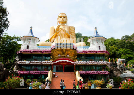 Dambulla Höhle Tempel - Sri Lanka Stockfoto