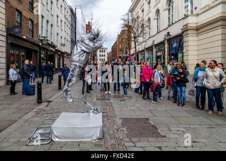 Straße Entertainer, Covent Garden, London, UK Stockfoto