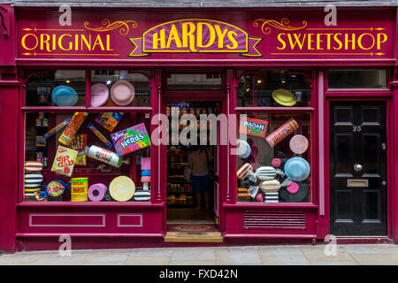 Hardys Süßwarenladen, neue Zeile, Covent Garden, London, UK Stockfoto