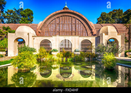 San Diego botanische Gebäude, Balboa Park, San Diego Ca Usa Stockfoto