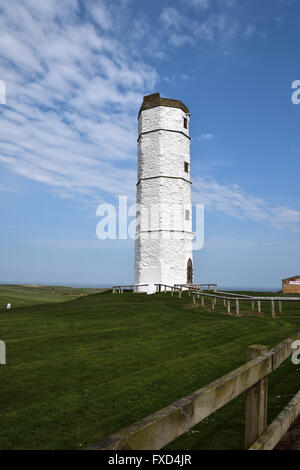 Flamborough Head alten Leuchtturm Stockfoto