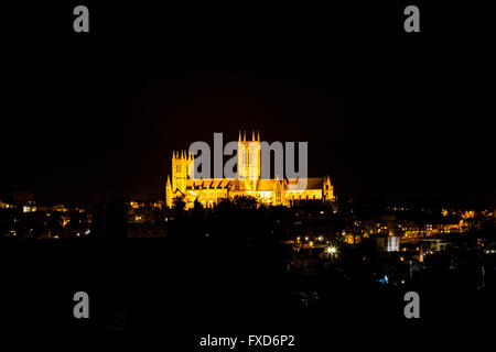 Lincoln Kathedrale in Lincoln, England.  England. Stockfoto