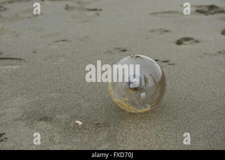 Ich bevorzuge einen Sandstrand, ein einziger. Stockfoto