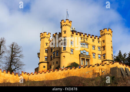Schloss Hohenschwangau Schloss (High Swan County Palast), Füssen, Bayern, Deutschland Stockfoto