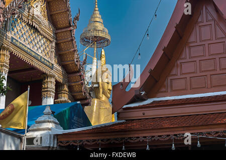 Wat Indraviharn Bangkok Thailand Stockfoto