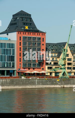 Deutschland, Nordrhein-Westfalen, Köln, Rheinauhafen, sterben alten Speichergebäude Wurden Renoviert. Stockfoto