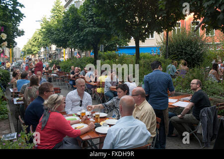 Köln, Neustadt-Nord, Brüssler Platz, Lokal Guten Abend, (2024 geschlossen) Stockfoto