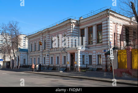 Moskau, Botschaft der Demokratischen Sozialistischen Republik Sri Lanka in der Russischen Föderation Stockfoto