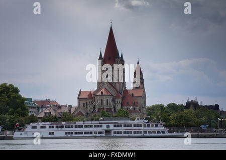 St. Francis of Assisi Church, Vienna Stockfoto