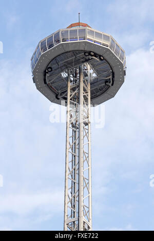 Stadt Skyliner, Jahrmarkt ´Dom´, Hamburg, Deutschland Stockfoto