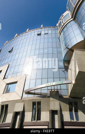 Die Haas House vom Architekten Hans Hollien, ruhige, Wien, Österreich Stockfoto