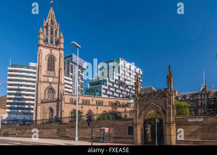 Liverpool-Pfarrkirche. St. Nikolaus. Die Matrosen-Kirche. Merseyside Nordwestengland. Stockfoto