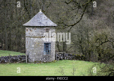 Swainsley Taubenschlag im Verteiler-Tal in der Nähe von Hartington Stockfoto