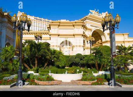 Monte Carlo Casino in Las Vegas Stockfoto