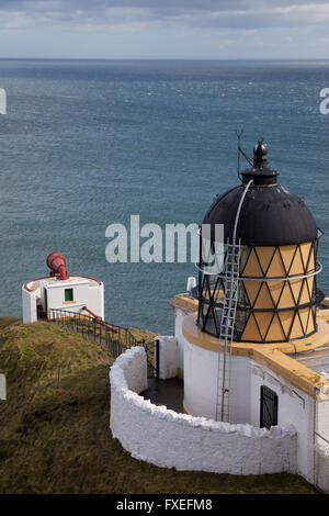 St. Abbs Leuchtturm Berwickshire Schottland. Stockfoto